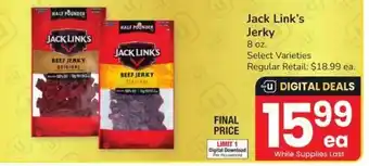 Albertsons Jack Link's Jerky offer