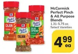 Albertsons McCormick Perfect Pinch & All Purpose Blends offer