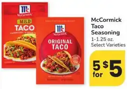 Albertsons McCormick Taco Seasoning offer