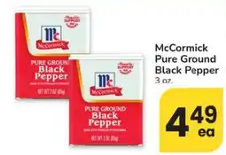 Albertsons McCormick Pure Ground Black Pepper offer
