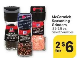 Albertsons McCormick Seasoning Grinders offer