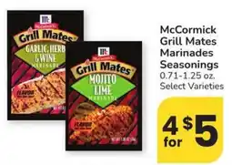 Albertsons McCormick Grill Mates Marinades Seasonings offer