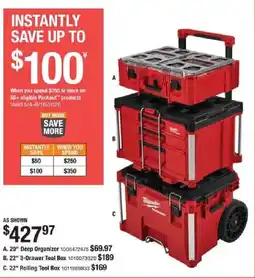 The Home Depot Deep organizer offer