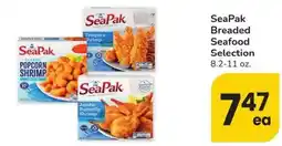 Albertsons SeaPak Breaded Seafood Selection offer