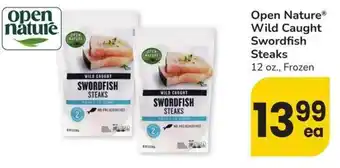 Albertsons Open Nature Wild Caught Swordfish Steaks offer