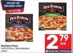 Albertsons Red Bare Pizza offer