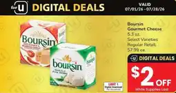Albertsons Boursin Gourmet Cheese offer