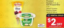 Albertsons President Rondelé offer