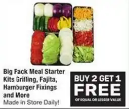 Albertsons Big Pack Meal Starter Kits Grilling, Fajita, Hamburger Fixings and More offer