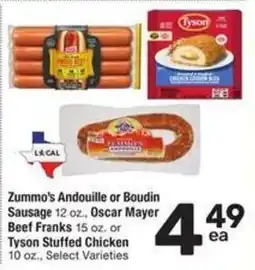 Albertsons Zummo's Andouille or Boudin Sausage offer