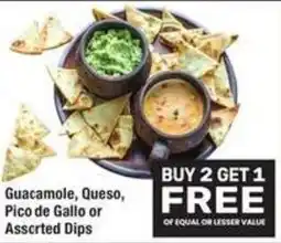 Albertsons Guacamole, Queso, Pico de Gallo or Assorted Dips offer