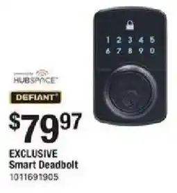 The Home Depot EXCLUSIVE Smart Deadbolt offer