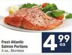 Albertsons Fresh Atlantic Salmon Portions offer