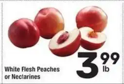 Albertsons White Flesh Peaches or Nectarines offer