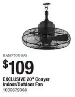 The Home Depot Exclusive 20" conyer indoor/outdoor fan offer