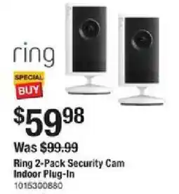 The Home Depot Ring 2-Pack Security Cam Indoor Plug-In offer