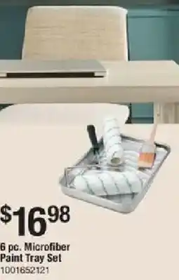 The Home Depot Microfiber Paint Tray Set offer