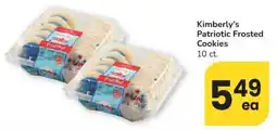 Albertsons Kimberly's Patriotic Frosted Cookies offer