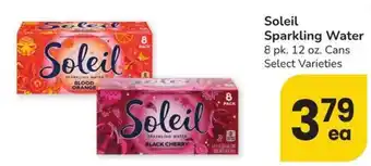 Albertsons Soleil Sparkling Water offer
