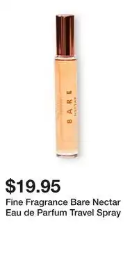 Victoria's Secret Fine Fragrance Bare Nectar Eau de Parfum Travel Spray offer