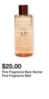 Victoria's Secret Fine Fragrance Bare Nectar Fine Fragrance Mist offer