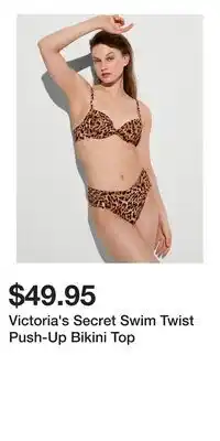Victoria's Secret Victoria's Secret Swim Twist Push-Up Bikini Top offer