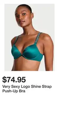 Victoria's Secret Very Sexy Logo Shine Strap Push-Up Bra offer