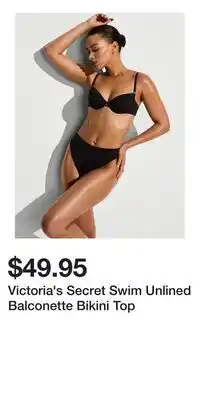 Victoria's Secret Victoria's Secret Swim Unlined Balconette Bikini Top offer
