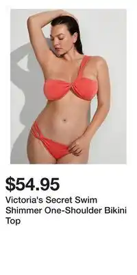 Victoria's Secret Victoria's Secret Swim Shimmer One-Shoulder Bikini Top offer