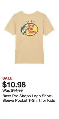 Cabela's Bass Pro Shops Logo Short-Sleeve Pocket T-Shirt for Kids offer