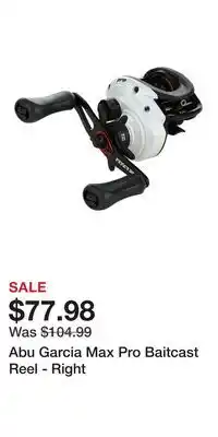 Cabela's Abu Garcia Max Pro Baitcast Reel - Right offer