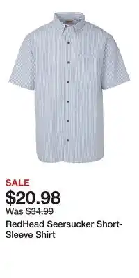 Cabela's RedHead Seersucker Short-Sleeve Shirt offer