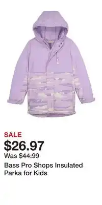 Cabela's Bass Pro Shops Insulated Parka for Kids offer