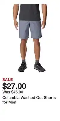 Cabela's Columbia Washed Out Shorts for Men offer