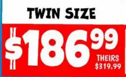 Ollie's TWIN SIZE MATTRESS offer