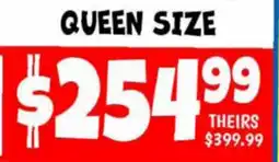 Ollie's QUEEN SIZE MATTRESS offer