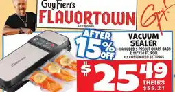 Ollie's VACUUM SEALER offer