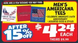 Ollie's MEN'S AMERICANA TEES offer