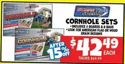 Ollie's SCORE TIME SPORTS CORNHOLE SETS offer