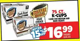 Ollie's COFFEE HOUSE 75 CT. K-CUPS offer