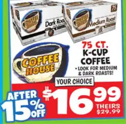 Ollie's 75 CT. K-CUP COFFEE offer