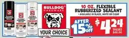 Ollie's BULLDOG HARDWARE 10 OZ. FLEXIBLE RUBBERIZED SEALANT offer