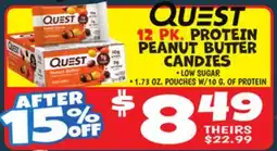Ollie's QUEST 12 PK. PROTEIN PEANUT BUTTER CANDIES offer