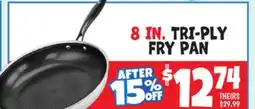 Ollie's SHARPER IMAGE 8 IN. TRI-PLY FRY PAN offer