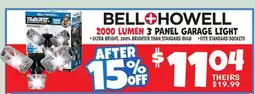 Ollie's BELL+HOWELL 2000 LUMEN 3 PANEL GARAGE LIGHT offer