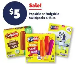 Family Dollar Popsicle or Fudgsicle Multipacks offer