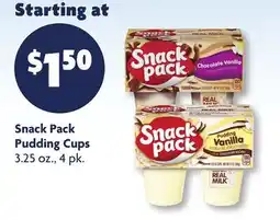 Family Dollar Snack Pack Pudding Cups offer