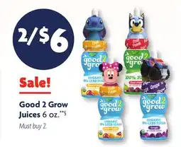 Family Dollar Good 2 Grow Juices offer