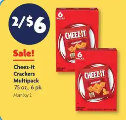 Family Dollar Cheez-It Crackers Multipack offer