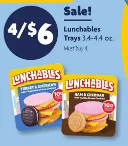 Family Dollar Lunchables Trays offer